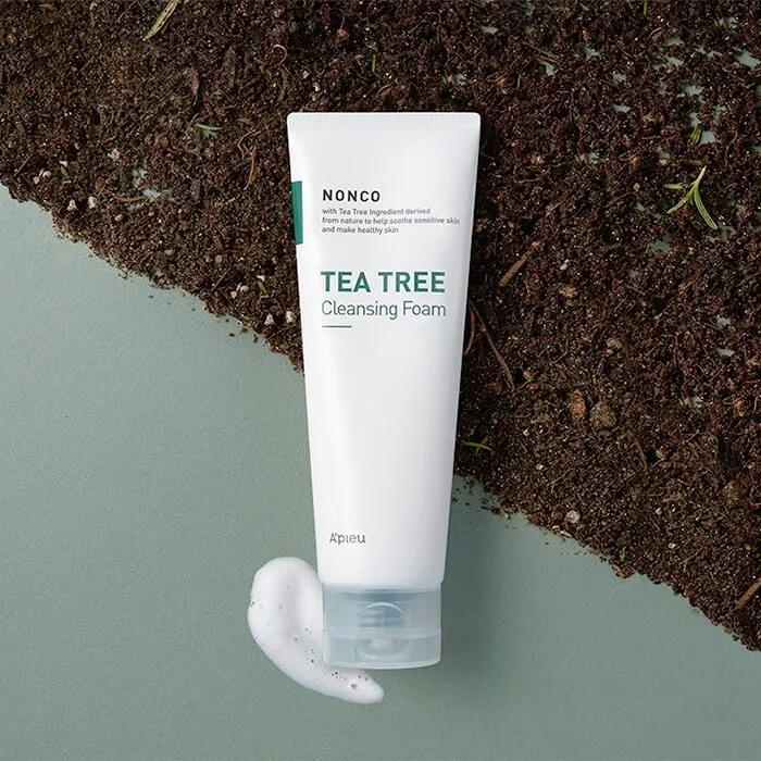 A'PIEU Nonco Tea Tree Cleansing Foam غسول البشرة بالشاي من ايبيو