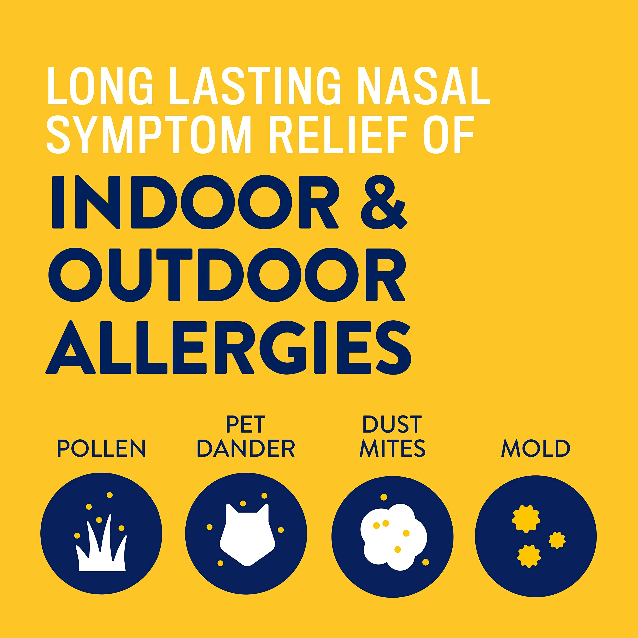 Astepro Nasal Spray, 24-Hour Allergy Relief, Steroid-Free Antihistamine, Nasal Congestion, Runny & Itchy Nose, For Adults and Children 6 Years and Older, 200 Metered Sprays (1 Bottle)