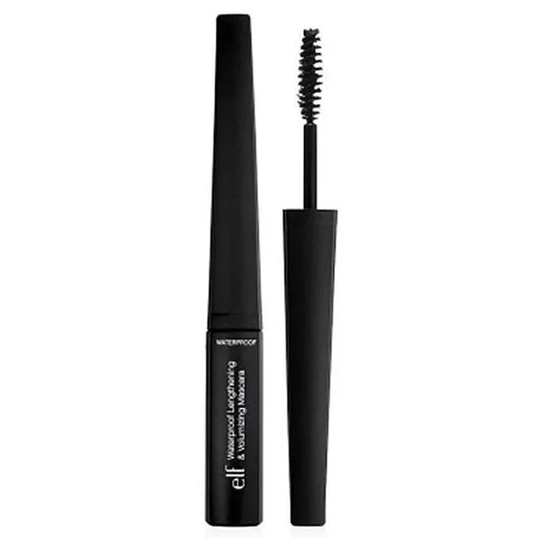 e.l.f. - Waterproof Lengthening and Volumizing Mascara Black - 0.3 fl. oz. (9 ml)