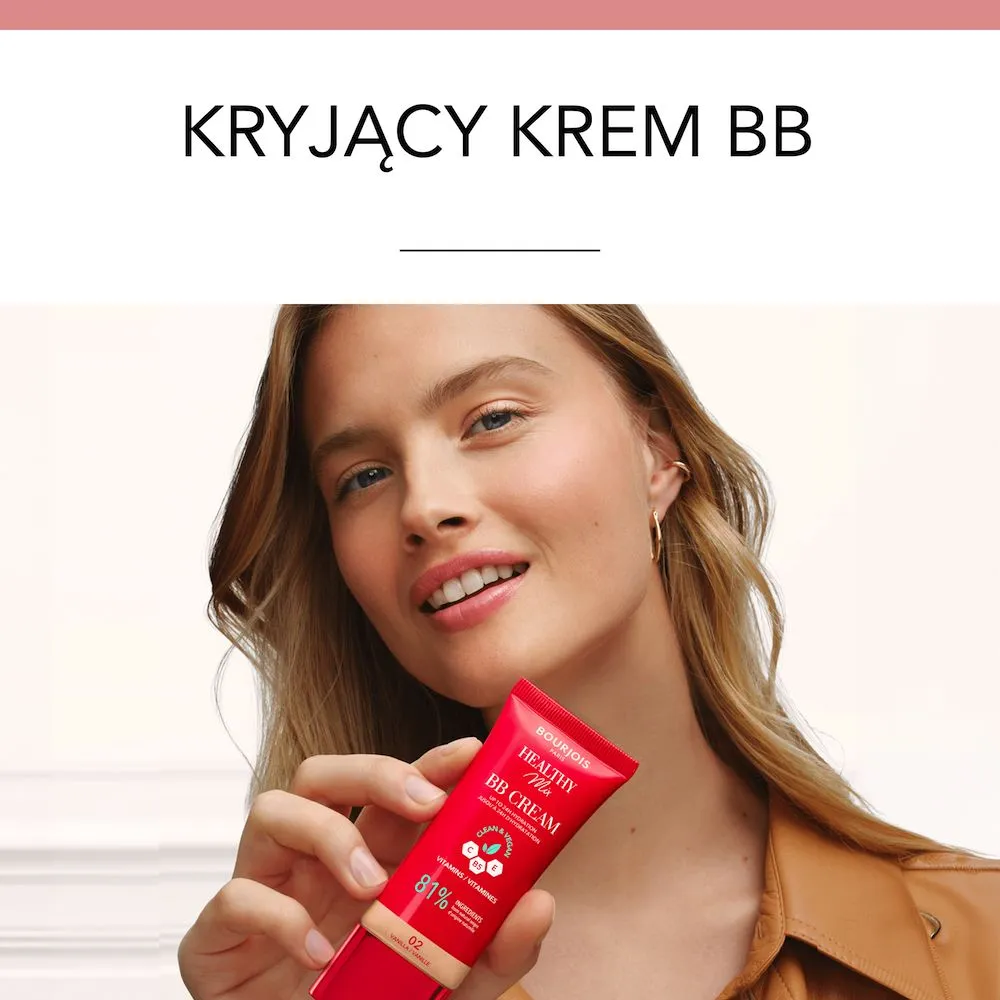 Healthy Mix kryjący krem BB z kompleksem witamin 02 Vanilla 30ml