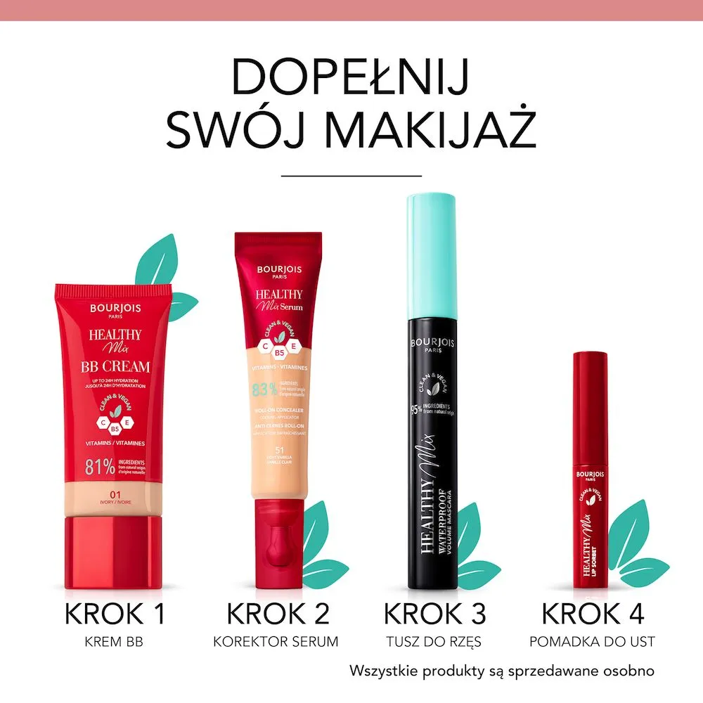 Healthy Mix kryjący krem BB z kompleksem witamin 02 Vanilla 30ml