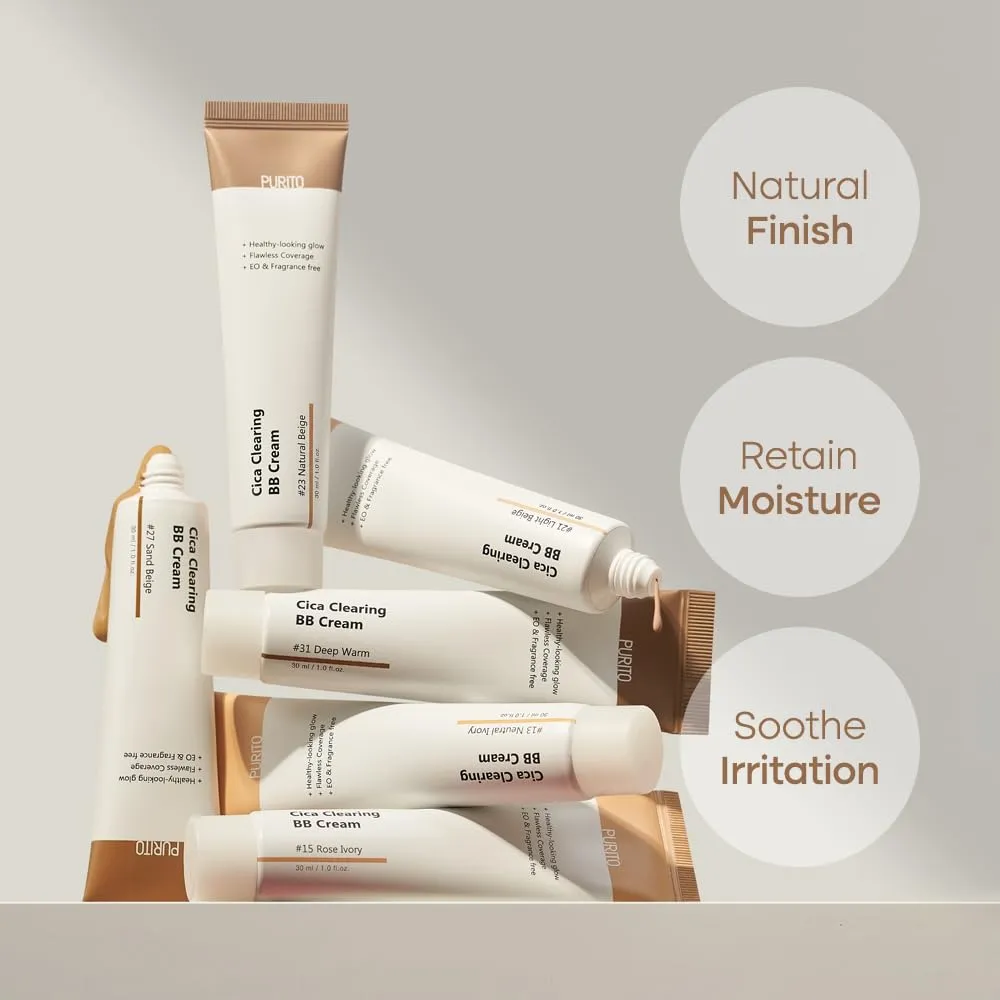 PURITO Cica Clearing BB Cream 30ml - #23 Natural Beige