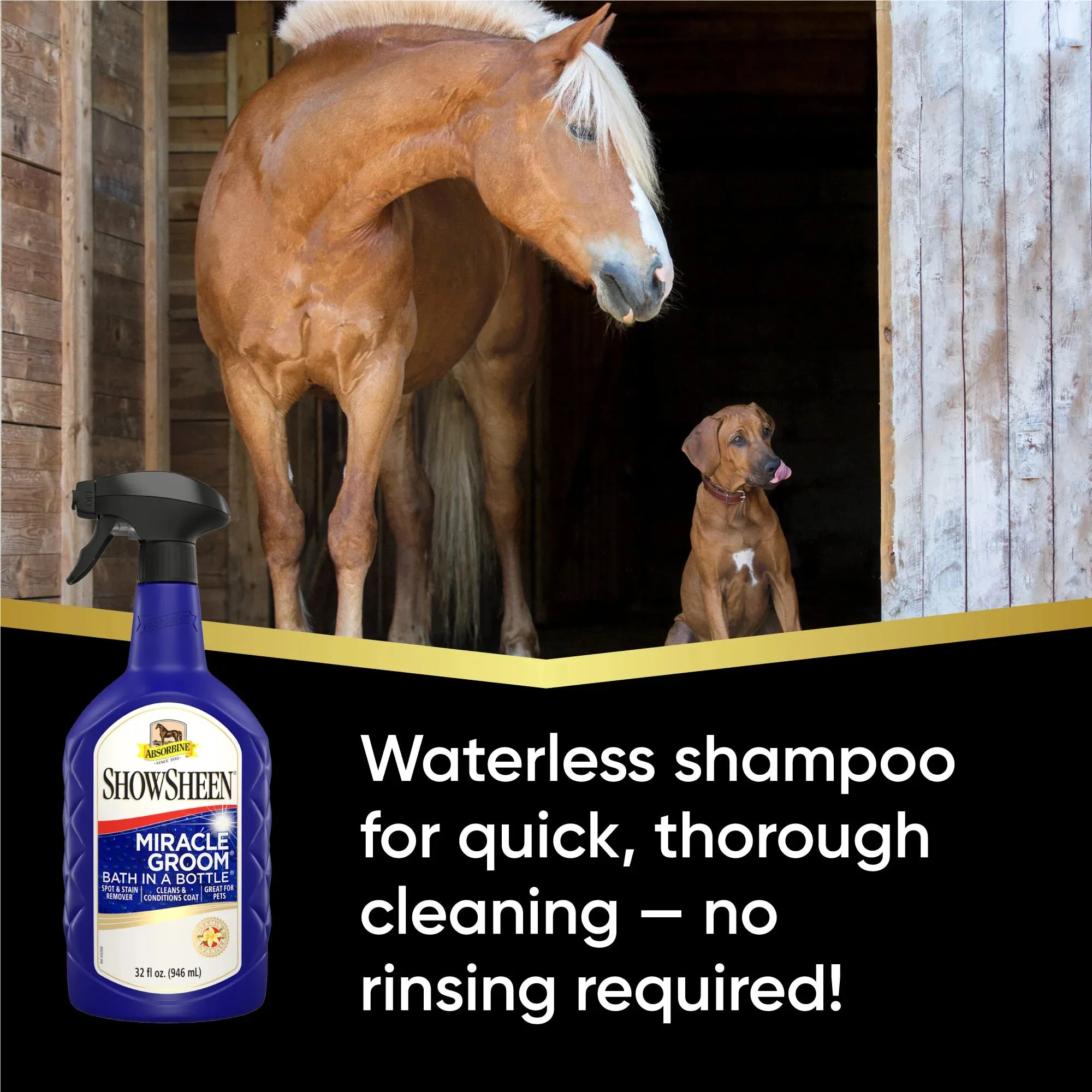 ShowSheen Miracle Groom Spray - 32oz.